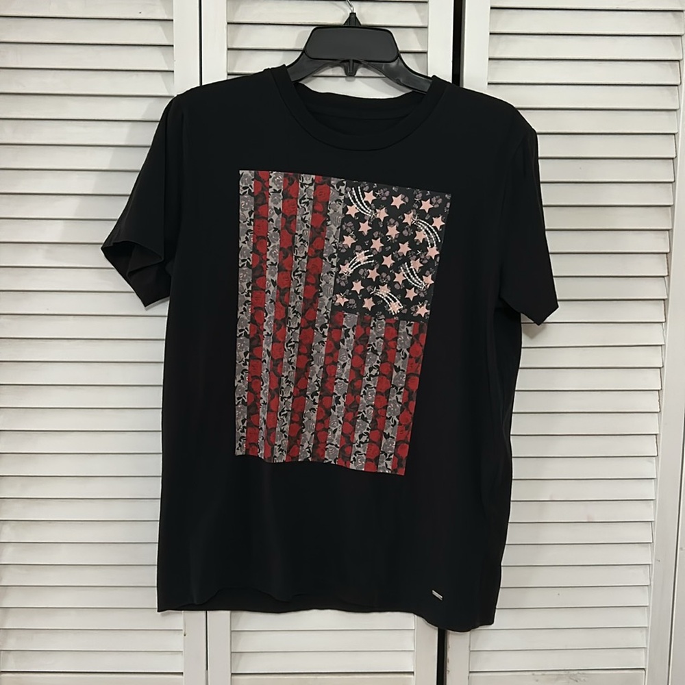 EUC Coach  Black Graphic T-Shirt